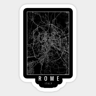 Rome Italy Minimalist Map Sticker